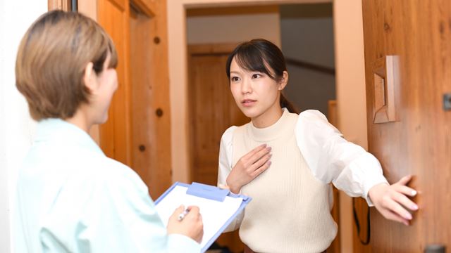 悪徳業者の訪問営業